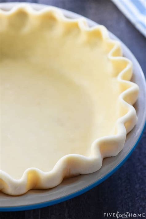 The Best Butter Pie Crust ~ Flaky And So Easy • Fivehearthome