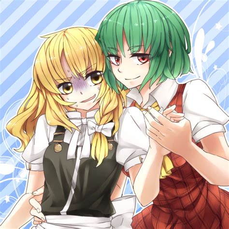 Kirisame Marisa And Kazami Yuuka Touhou Drawn By Sayuma Danbooru