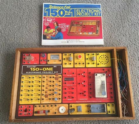Vintage Science Fair 150 In 1 Electronic Project Kit Radio Shack 1976