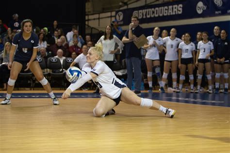 Byu Womens Volleyball Flies To Round Two Of The Ncaa Tournament The