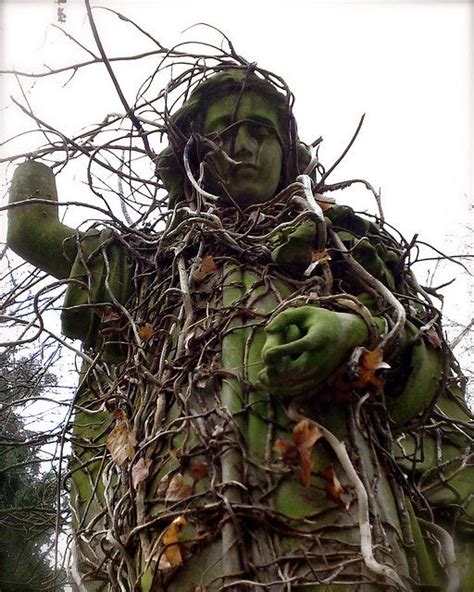 Overgrown Monument At Abney Park Cemetery By Garethbee Via Flickr