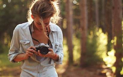 Camera Tips Taking Photographer Woman Take Blonde