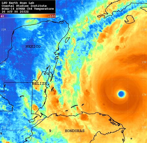 Lsu Earth Scan Laboratory Hurricane Imagery