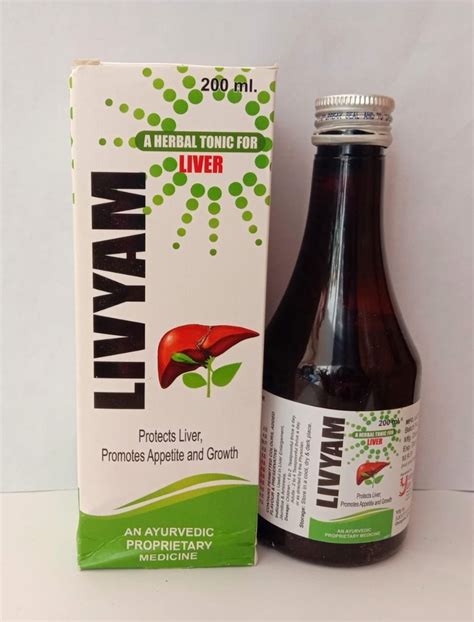 Livyam Ayurvedic Liver Tonic Packaging Size 200 Ml Packaging Type