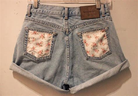 Floral Pocket Shorts Diy Clothing Upcycle Clothes Diy Fashion Ideias