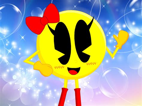 Ms Pac Man In Anime Style By Cheezn64x On Deviantart