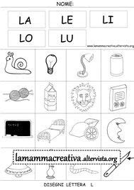 03_grafia_lettera_a nel pi� grande archivio di giochi gratis di enigmistica per bambini in. Disegni con sillabe per scuola|Lamammacreativa | Sillaba ...