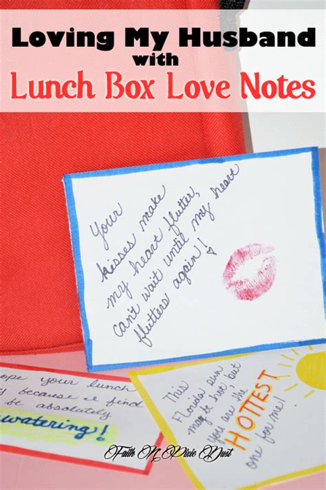 20 Creative Lunch Box Love Notes To Send To Your Husband That Will Make Him Excited To Come Home