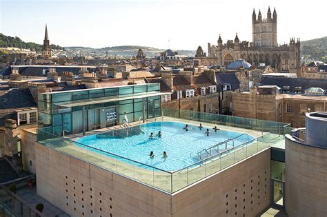 Roman Baths in England and the New Thermae Bath Spa