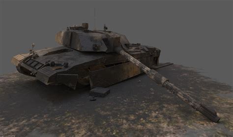 Challenger 2 Tank Destroyed