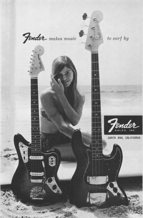 Vintage Fender Print Ads Fender Guitars Guitar Surf Music