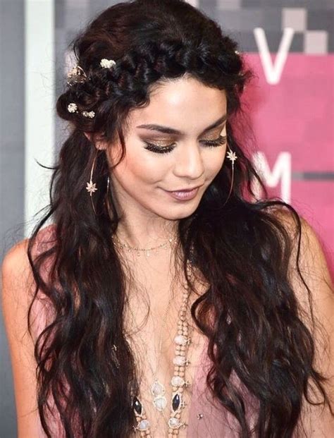 Vanessa Hudgens Coachella Hair Bohemia Hairstyle Girl Hairstyles Lace Wig Long Hair