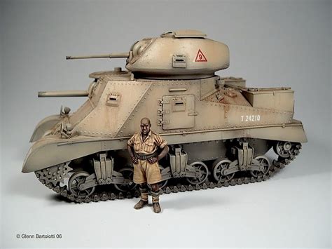 M3 Grant Tank Painting Military Diorama Model Tanks