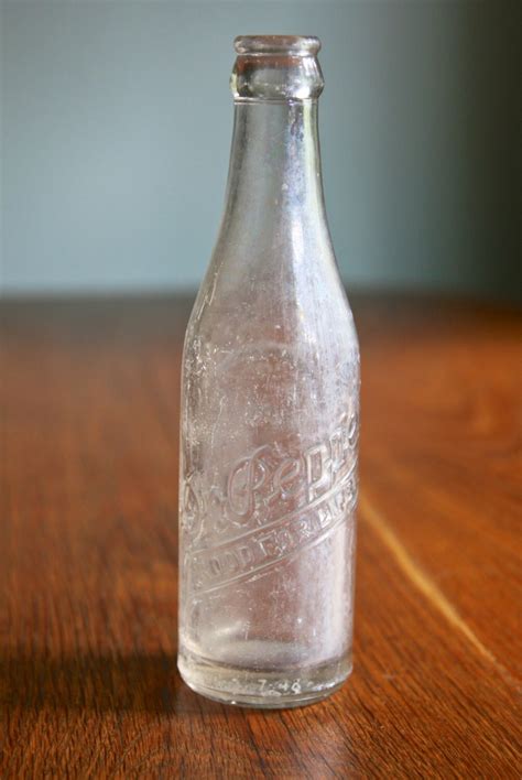 Vintage Clear 10 4 2 Dr Pepper Good For Life Glass Bottle Etsy