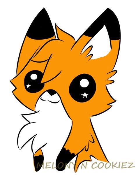 Adorable Kawaii Fox Cute Drawings Kawaii Illustration Cute Fox