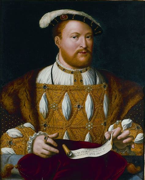 Portrait Of King Henry Viii 1491 1547 After Joos Van Cleve C1485 1540 Burghley