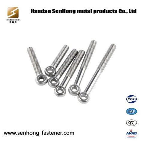 China Customized Hot Dip Galvanized Eye Bolts Suppliers Manufacturers