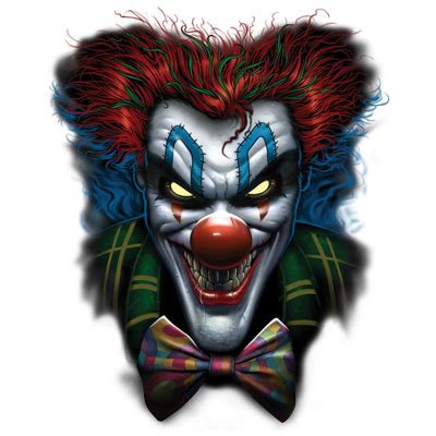Only 1 available and it's in 2 people's carts. Psycho Clown Heat Transfers | T-shirt Transfers | Iron-on ...