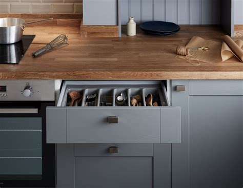 Choose simple white or wooden worktops coupled with greys and soft pinks for a natural airy feel. Fairford Slate Grey Kitchen | Shaker Kitchens | Howdens ...