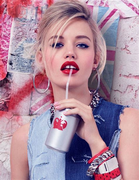 Georgia May Jaggers Rimmel London Provocalips Campaign Behind The
