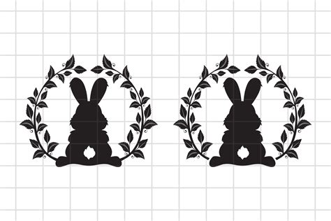 Easter Bunny Svg cut file for Cricut Silhouette, Rabbit (1204866) | Cut