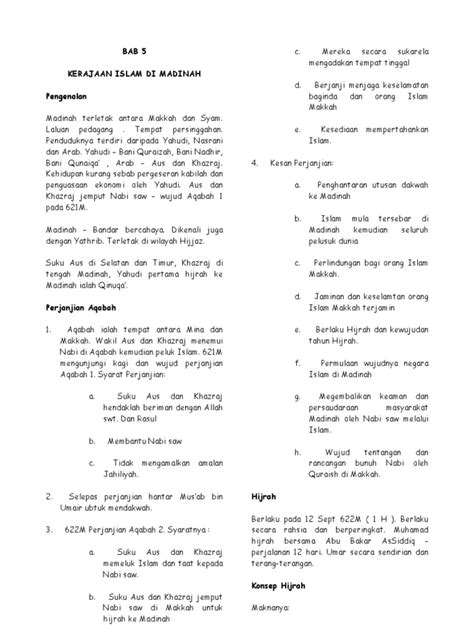 Kerajaan ini berada di kabupaten lhokseumawe, aceh utara dan berdiri kerajaan buton berada di sulawesi tenggara. Bab 5 Kerajaan Islam Di Madinah