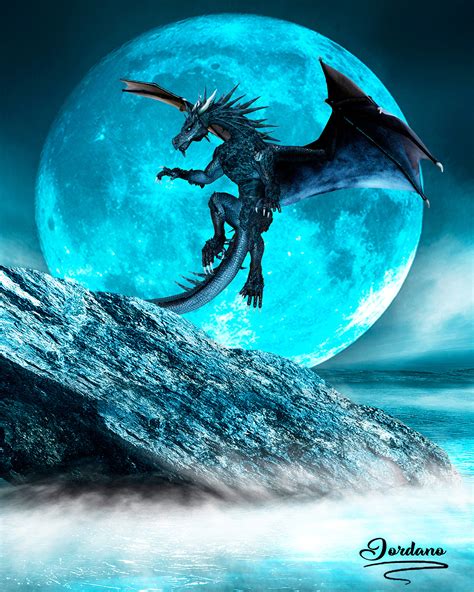 Artstation Moon Dragon