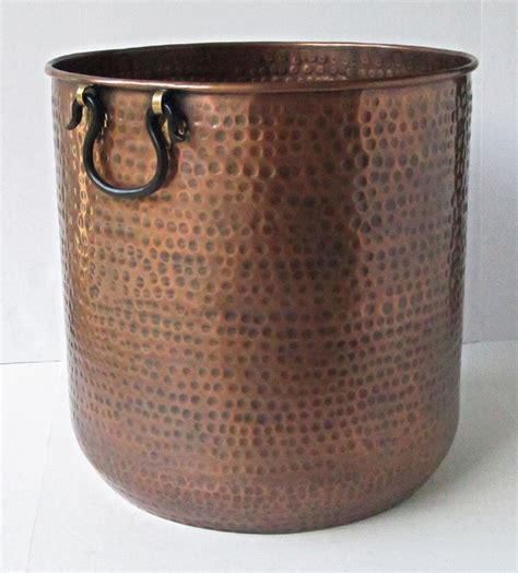 Extra Large Solid Copper Planter