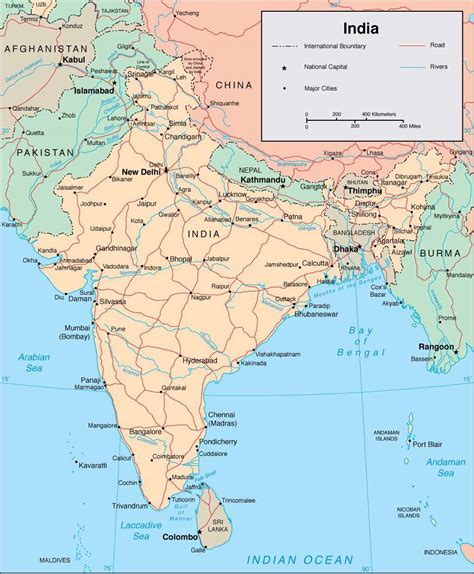 Digital India Map In Adobe Illustrator Vector Format