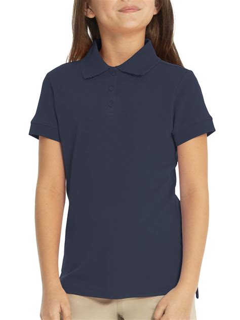 Real School Girls School Uniform Feminine Fit Polo Shirt Sizes 4 16