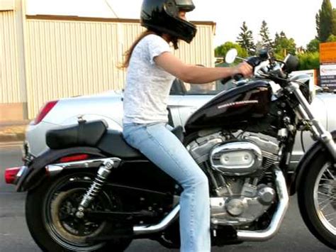 My Wife Riding The Harley Youtube