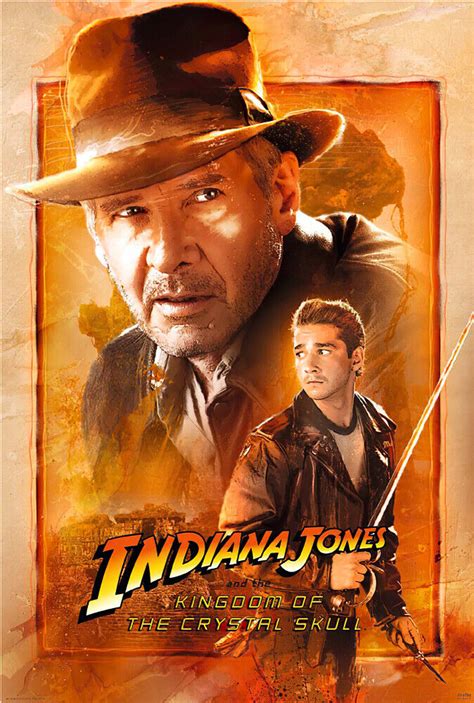 Indiana Jones And The Kingdom Of The Crystal Skull Movie Poster Indi