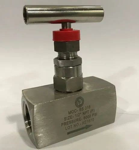 34npt Stainless Steel 316 Needle Valve 6000 Psi Tillescenter