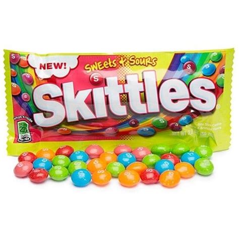 All American Skittles Sweets Sours 20 Oz Pack Of 12 New Flavor