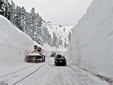 Sierra Nevada Records Nearly Feet Of Snow This Month