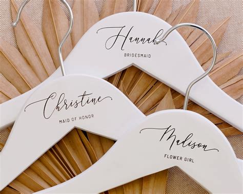 Custom Bridal Hanger Bridesmaid Hangers Personalized Etsy