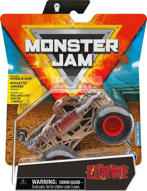 Buy Monster Jam Official Zombie Monster Truck Die Cast Vehicle