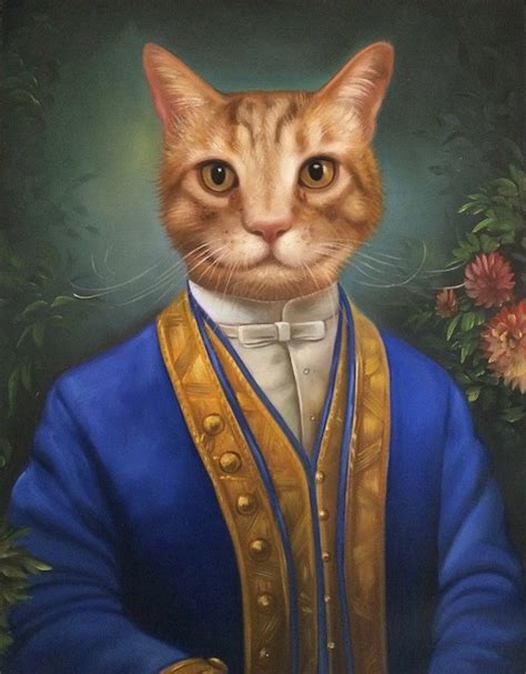 Cat Paintings And Cat Portraits Best Cat Art On The Internet