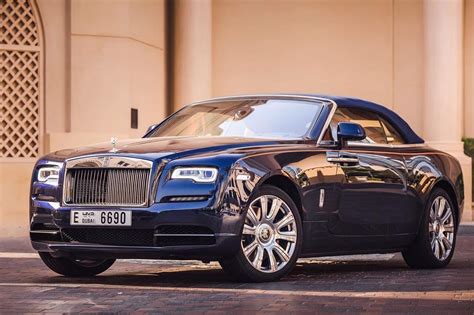Rolls Royce Dawn Convertible Rental In Dubai Drivar Luxury Car Rental