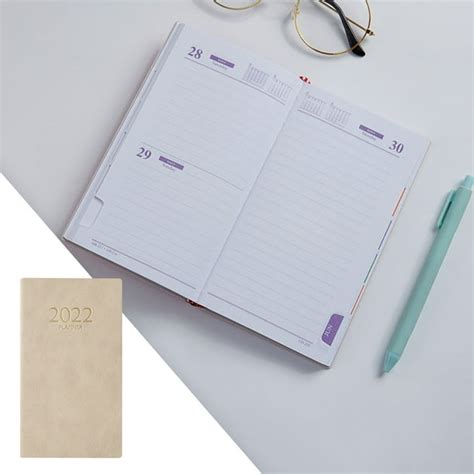 Onhuon Take Notepad With You Schedule Notebook Manual A6 2022