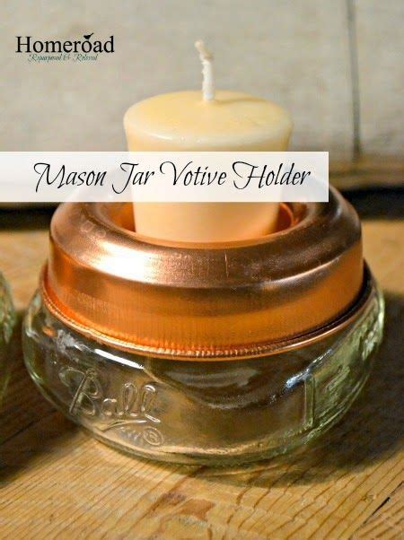 Mason Jar Votive Candle Holder Mason Jars Crafts With Glass Jars