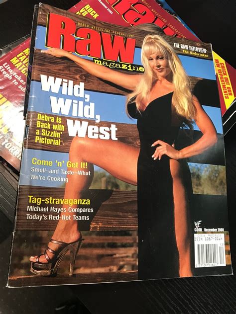 Wwf Wwe Raw Magazine December Debra Poster Ebay