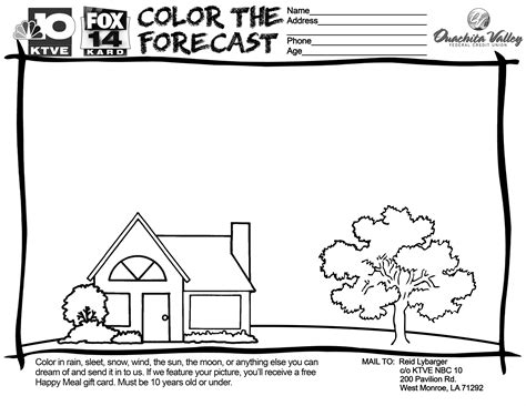 Meteorologist Coloring Sheet Coloring Pages