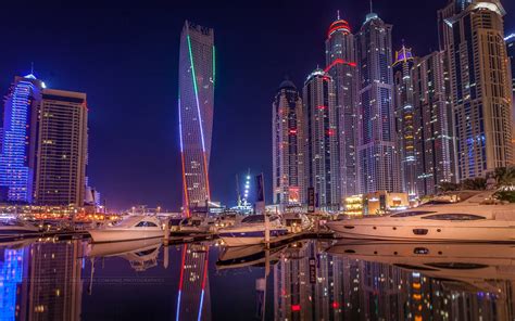 Dubai United Arab Emirates City And Architecture Marina