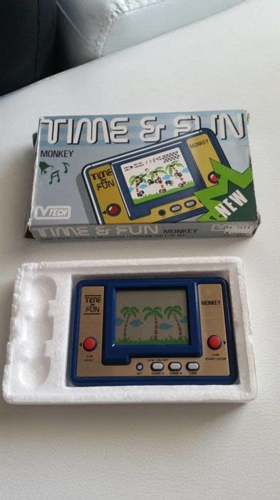 Vtech Time And Fun Monkey Handheld Lcd Game 1981 Catawiki