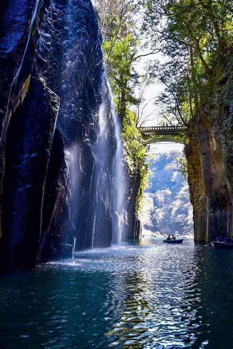 View Of Takachiho Kyo Gorge In The Kyushu Region Of Japan