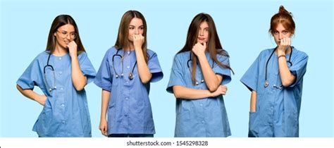 Group Nurses Having Doubts Stock Photo 1545298328 Shutterstock