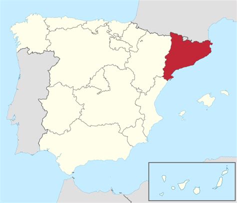 Mapa De Catalunya Provincias Municipios Turístico Y Carreteras De