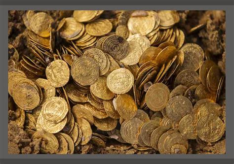 In western europe, the gold coins of byzantine currency were highly prized. Discovery of medieval Arab Gold Coins