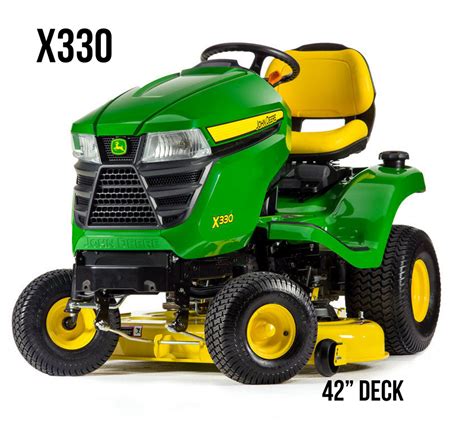 X330 Lawn Mowers 42 Inch Deck Greenway Equipment